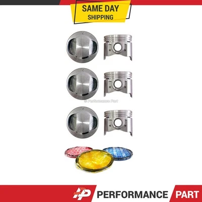 Pistons w/ Rings for 82-88 Toyota Celica 2.8L L6 DOHC 12v - Image 1 of 3