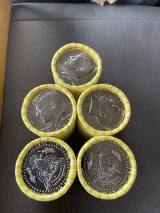 2025 P Kennedy Half Dollar Roll GEM BRILLIANT UNCIRCULATED    5 Roll Deal - Picture 1 of 3