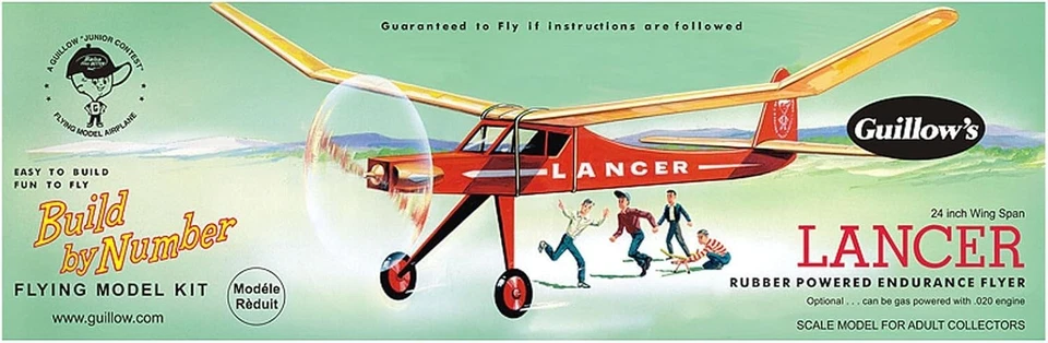 Lancer Rubber Powered Endurance Flyer Model Kit - Image 1 of 1