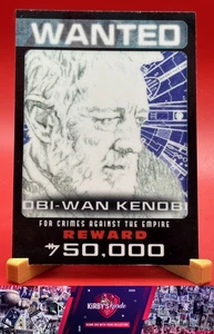 2014 Topps Chrome Star Wars #8 Obi-Wan Kenobi Empire Priority Targets - Picture 1 of 2