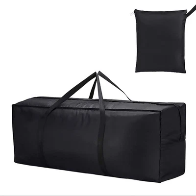 68 Inch Extra Large Waterproof Outdoor Cushion Storage Bag w/ Zipper and Handles - Image 1 of 4