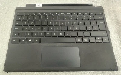 Microsoft  Surface Pro 4 5 6 7 7+ 7Plus Type Cover 1725  Backlit Keyboard (L61 - Image 1 of 4