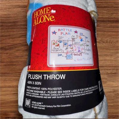 Home Alone Kevin Mccallister's Battle Plan Throw Blanket - Image 1 of 2