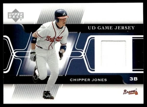2005 Upper Deck Game Jersey Chipper Jones Jersey 1 color Atlanta Braves #GJ-CJ - Picture 1 of 2