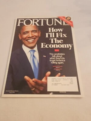 2008 July 7, FORTUNE Magazine, Oboma How I'll Fix The Economy (CP234) - Image 1 of 3