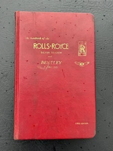 1967 Rolls Royce Silver Shadow Bentley T Motor Car Owners Handbook Manual - Picture 1 of 3