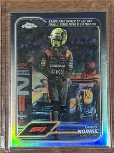 2024 Topps Chrome Lando Norris Refractor #178 McLaren Racing - Picture 1 of 2