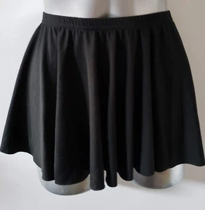 Girls Black Circle Skirt Child Extra Large Pull On Elastic Waist MIRELLA NWOT - Picture 1 of 6