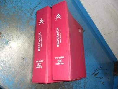 COPPIA MANUALI DI RIPARAZIONE ORIGINALE CITROEN BX - Immagine 1 di 4