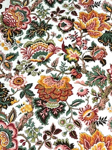 Liberty of London Marlowe Stoff 1 1/3 yd x 46" breit jakobinisch Blumen ungewaschen - Bild 1 von 7