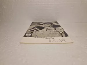 ARTISTA TRUDE HERR ACTRIZ CANTANTE AÑOS 60 AUTÓGRAFO FIRMADO - Imagen 1 de 2