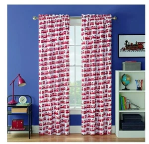 Waverly Kinder "Express Train" Verdunkelung Fenstervorhang Panel 42"x84" Neu mit Etikett - Bild 1 von 9