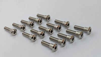 Pernos de disco de freno de acero inoxidable 96-05 pernos de rotor completos Suzuki GSF Bandit 1200 Foto 1 de 4