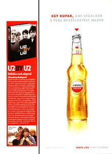 ANUNCIO DE CERVEZA AMSTEL #1 RARO OOP ~ ANUNCIO EXTRANJERO MUY RARO DIFÍCIL DE ENCONTRAR 2/3 PÁGINAS - Imagen 1 de 2
