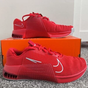 Nike Metcon 9 - Size 9 UK / EU 44 University Red Pure Platinum DZ2617 600 - Picture 1 of 8