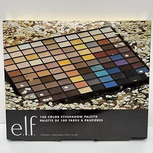 Elf 100 Color Eyeshadow Palette Cosmetics Multicolor - Picture 1 of 5