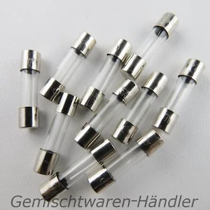 10 Stück Feinsicherung Glassicherung Flink 20mm 0,5 A Sicherungen 0,5A - Picture 1 of 1