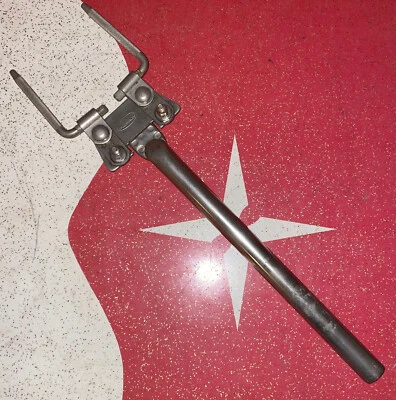 Vintage Ludwig Nickel Script Logo Double Tom Holder Mount - Ringo Rooftop - 60's - Image 1 of 2