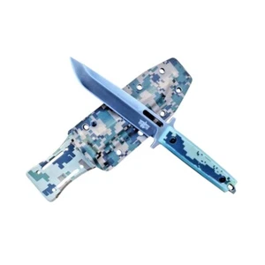 RAZOR SHARP Military Full Tang Heavy Duty Stainless Steel 5mm Kydex SCORPCO 4AS - Picture 1 of 9