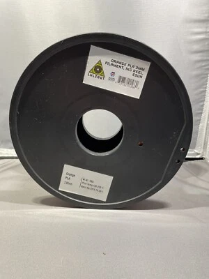 LULZBOT Translucent Orange PLA 3mm Filament, 1kg reel 1/2 Reel Fpr 3D Printer - Image 1 of 2