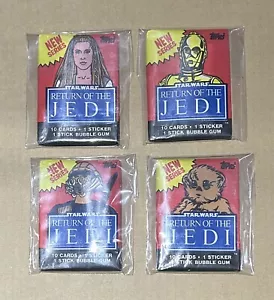1983 Star Wars Return of the Jedi Series 2! Topps 1 Wax Pack. Authentic. Vintage - Picture 1 of 2