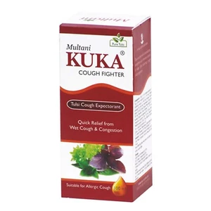 2 X Multani Ayurvedischer Kuka Sirup 100ml Schnelle Linderung bei nassem Hust... - Bild 1 von 5