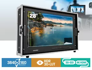 LILLIPUT 28" BM280-4KS HDR 3D Luts Broadcast Ultra-HD 3G-SDI ,HDMI DVI + V Mount - Picture 1 of 12