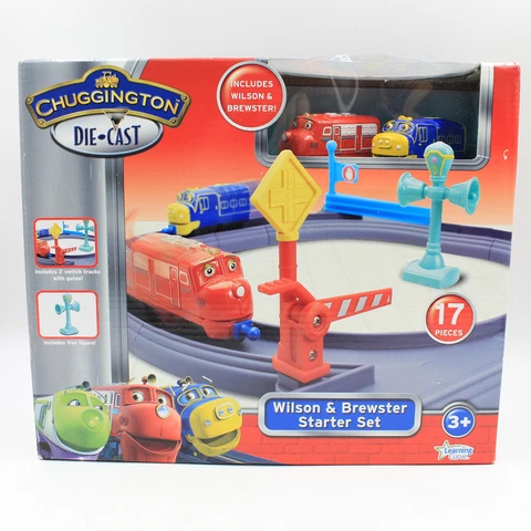 Chuggington DieCast Wilson & Brewster Starter Set w/ Train Tracks (Damaged Box) Cover
