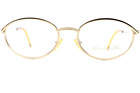 Christian Dior CD2039 Gold 40K RX Vintage Luxury Austria Eyeglasses 53mm