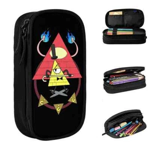 Astuccio portamatite Bill Cipher Gravitys Falls merch astuccio portamatite cancelleria trucco sacchetti - Foto 1 di 18