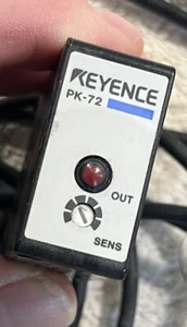 Keyence PK-72 Photoelectric Sensor 12-24VDC-Used - Picture 1 of 4