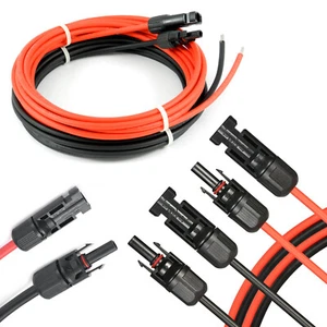 Solar Cable 4mm ² 6mm ² - Red Black - 1m To 50m Connection Charge Controller PV - Bild 1 von 4