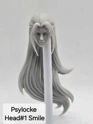 3D-печатная голова X-MEN PSYLOCKE NO1 1:12 6 дюймов GI Joe классифицированная/Легенды Marvel  - Изображение 1 из 4