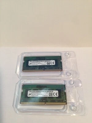 8GB RAM  (2) DDR4 4GB UDIMM 288 PIN Laptop RAM Cards by Micron - Image 1 of 2