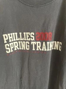 Philadelphia Phillies 2008 Frühling Trainingsshirt Herren 2XL blau World Series Jahr - Bild 1 von 6