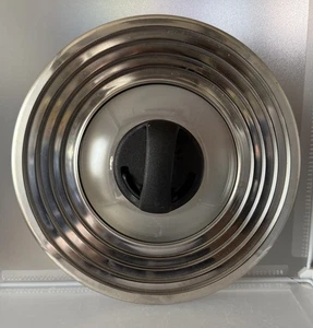 Olla universal de vidrio templado y acero inoxidable con perilla de ventilación de tapa 6,25”-10,25” - Imagen 1 de 9