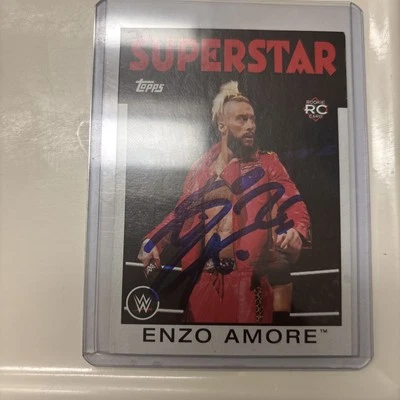 2016 Topps Heritage WWE - Superstar Enzo Amore #64 (RC) - Image 1 of 3