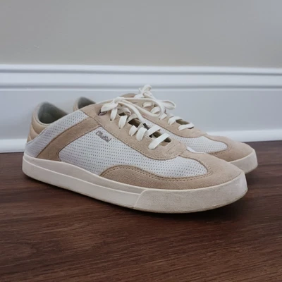 Zapatos informales OluKai Kilea para mujer talla 8 beige tostado gamuza malla con cordones Foto 1 de 4
