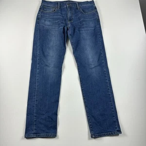 Jeans LUCKY BRAND 221 denim dritto blu uomo 34x32 casual lavaggio scuro - Foto 1 di 11