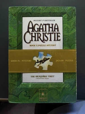 Agatha Christie Book & Jigsaw Puzzle Mystery The Incredible Theft 1000pcs NEW - Image 1 of 4