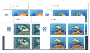 Micronesia. Definitive. Fauna. Fish 1994. Blocks of 4, sheet corner. - Picture 1 of 1