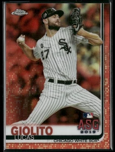 2019 Topps Chrome Update #84 Lucas Giolito Orange Refractor #/25 - Bild 1 von 2