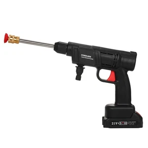 A-21V Cordless Portable Car Washer Electric High Pressure Cleaner 24.5Bar Car - Picture 1 of 7