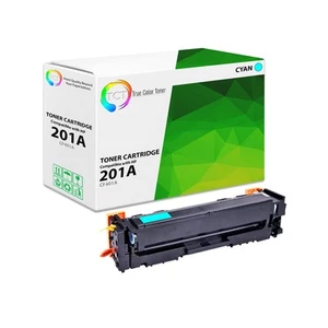 Tóner compatible TCT CF401A para HP 201A cian LaserJet M277DW M277N M252DW - Imagen 1 de 6