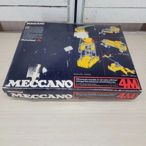 Meccano 4M Motorised Set w/ Reversible Motor Vintage 1980s Incomplete - Picture 1 of 18