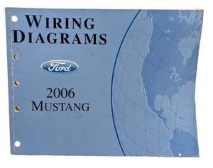 2006 Ford Mustang Wiring Diagrams Shop Manual Schematics 06 OEM GT COBRA V8 V6 - Foto 1 di 6