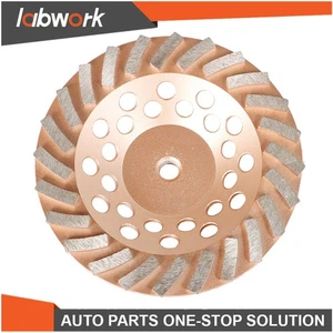 Labwork Grinding Wheel For Concrete &Masonry 7" Diameter 24 Turbo 5/8"-11" Arbor - Picture 1 of 13