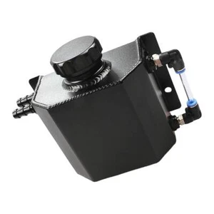 Universal 1L Aluminum Radiator Coolant Overflow Bottle Recovery Water Tank B3 - Picture 1 of 4