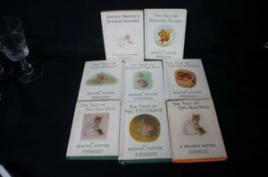 8 TALE OF .. Beatrix Potter Hardbacks Dust Covers Books - Imagen 1 de 1