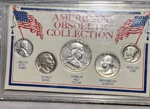 American Obsolete Collection 1943 Lincoln, Buffalo Nickel, Mercury Dime Etc - Picture 1 of 2
